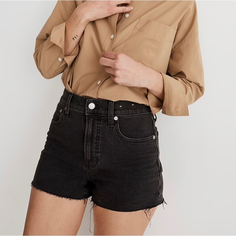 Madewell The Perfect Vintage Jean Short in Lunar Wash